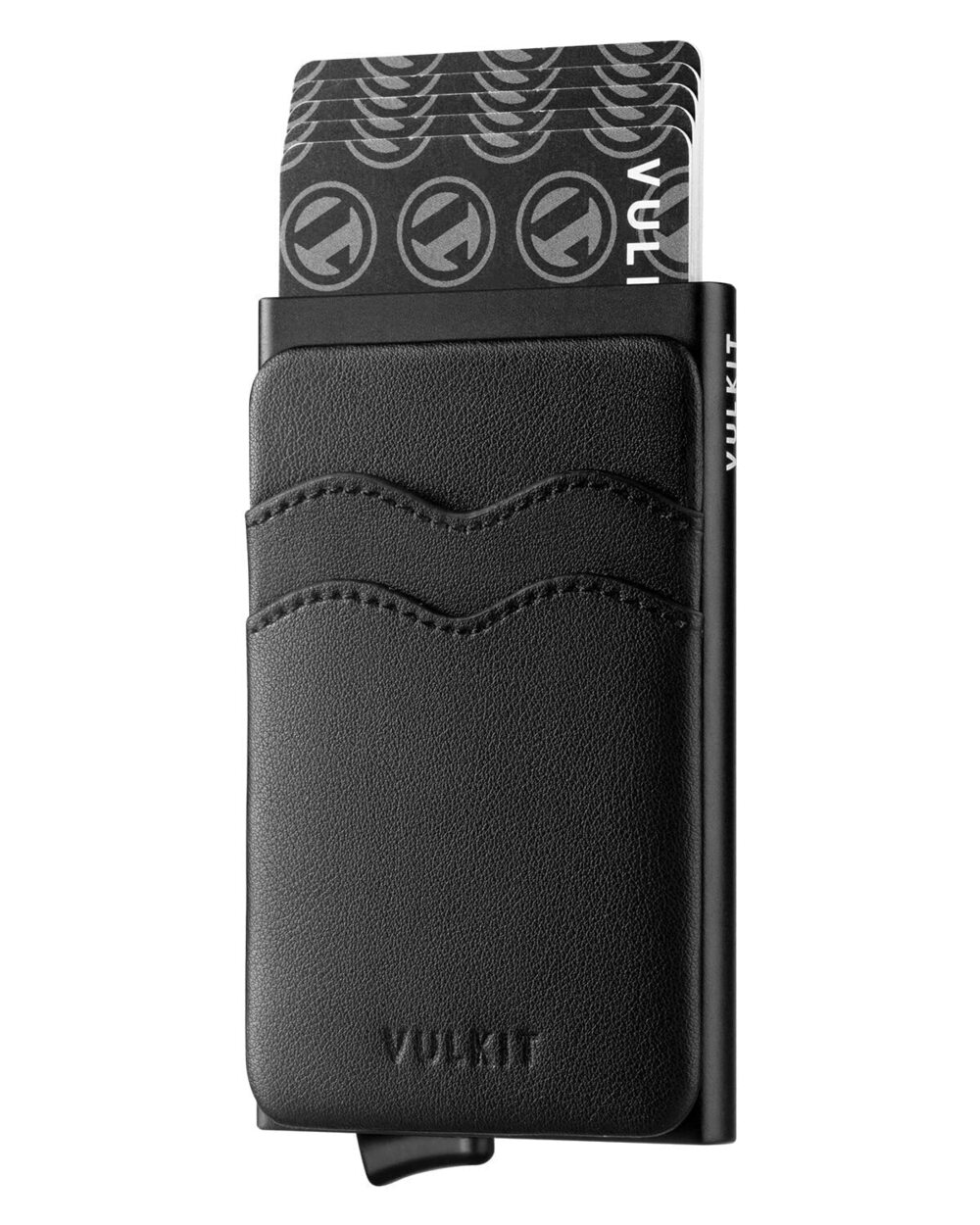 6825 Card Holder Pop Up Slim Wallet With Extra Leather Pocket Slots RFID